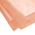thumbnail image 2 of Home Mart Goods Peach Solid Color Rod Pocket Sheer Glam Elegant Curtain Set 63" Long - 2 Panels, 2 of 5