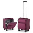 thumbnail image 1 of Equipaje Hanke, equipaje de mano para debajo del asiento, de 16 pulgadas con ruedas giratorias, 1 of 9