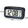 thumbnail image 5 of Westclox Black Digital Alarm Clock with Day/Date Display and LED Backlight- Battery Operated, 5 of 5