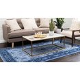 thumbnail image 3 of Unique Loom Home Decor Area Rug, 3` X 5 ` ` `, Blue, 3 of 5