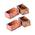 thumbnail image 2 of 4x Mini Casa de Muñecas Caja de Madera DIY Casa de Muñecas Decoración Marco Caja para Regalos, 2 of 9