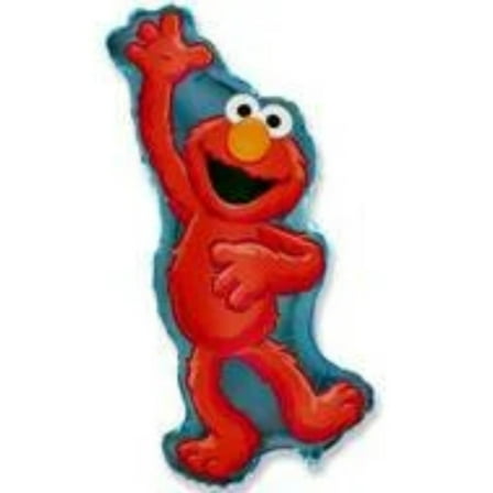 ELMO WAVING Balloon  Large Shape Foil Mylar Balloon  Party Supplies Decorations Foil Mylar Balloon