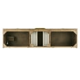 thumbnail image 6 of James Martin Furniture 389-V72D-CFO-G-DGG 72 in. Mercer Island Coffee Oak & Radiant Gold Double Bathroom Vanity with Glossy Dark Gray Solid Surface Top, 6 of 7