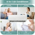 thumbnail image 2 of Giantex Système de Climatisation/chauffage Mini-Split 24000 BTU, Compatible avec Alexa, Unité de Climatisation Sans Conduits, Refroidit jusqu'à 1500 Pi2, 2 of 10