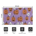 thumbnail image 5 of Purple Halloween Pumpkins with Boo Door Rugs,Washable Non Slip Door Mats Indoor,Decorative Door Mats,Entry Mat Indoor for Entrance,Bedroom,Kitchen,Bathroom,17"x30", 5 of 6