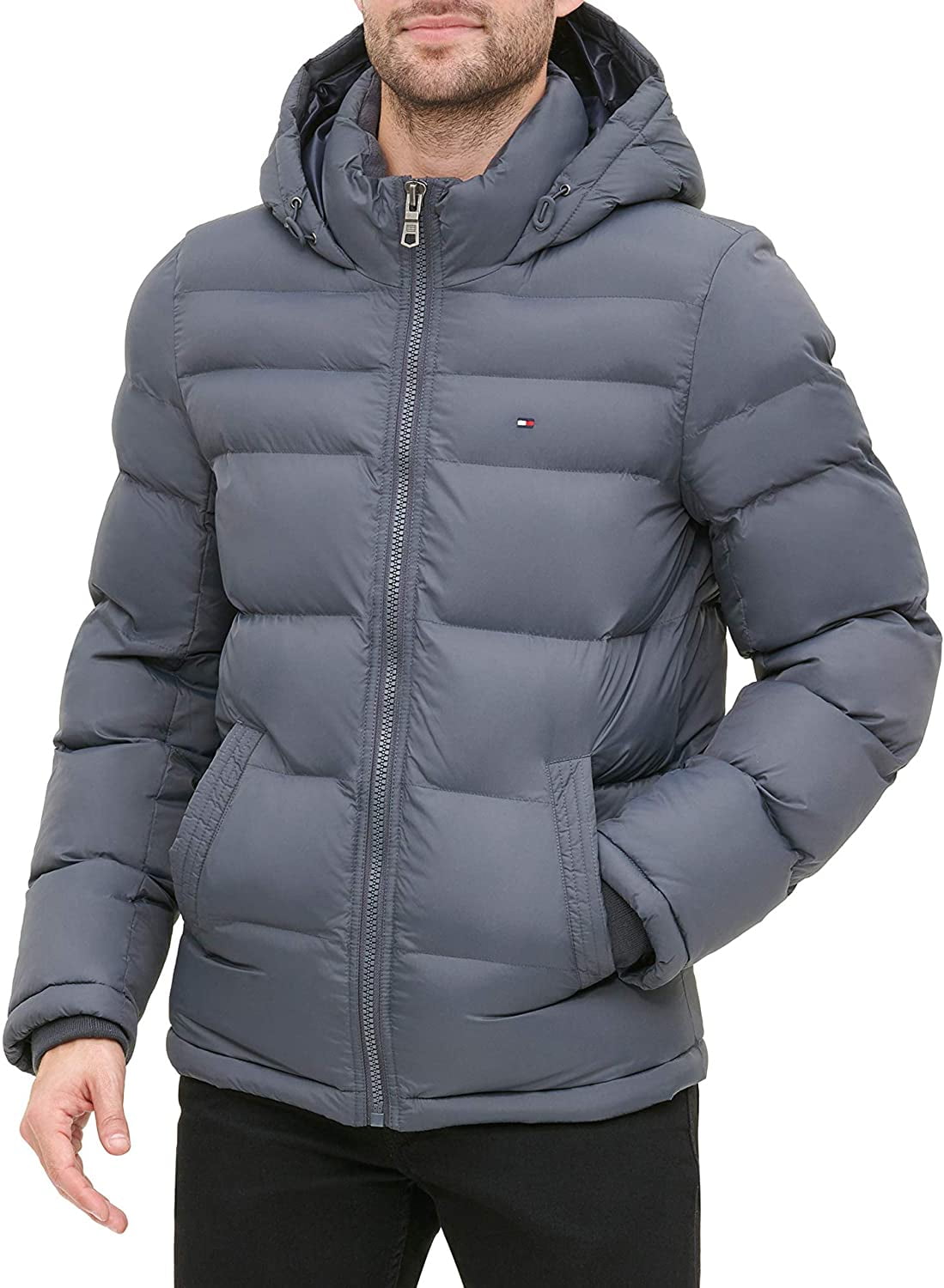 Clothing Standard and Big & Tall Tommy Hilfiger mens Hooded Puffer ...