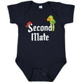 thumbnail image 3 of Inktastic Second Mate Pirate with Parrot and Bandanna Boys or Girls Baby Bodysuit, 3 of 5