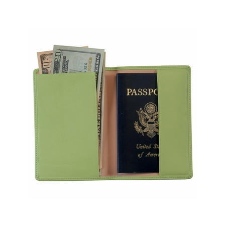 Genuine Leather Passport Holder and Travel Document Organizer