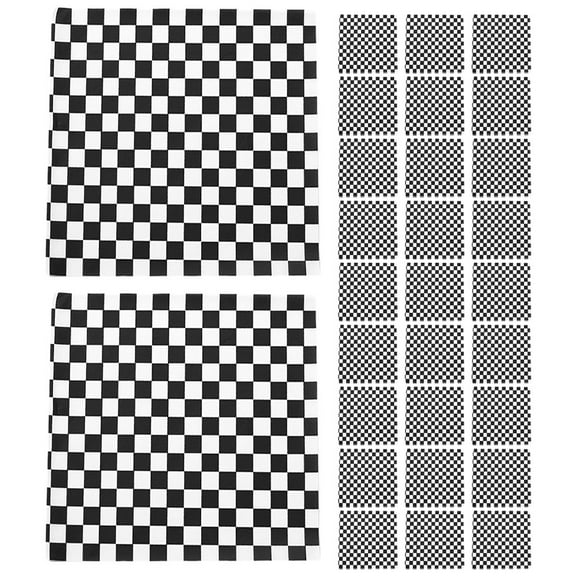 FRCOLOR 100pcs Wax Paper Sheets Oil Proof Sandwich Wrapping Paper Food Basket Liners Paper Sandwich Wrapping Paper For Food Cheese Basket Liner