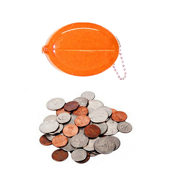 5 Oval Squeeze Coin Purses Vintage Coin Holder Keep change and