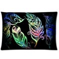 thumbnail image 1 of ABPHQTO Set Fantasy Peafowl Tail Fondo Fundas de Almohada 50x75 cm Dos Caras Estampado, 1 of 1
