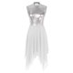 thumbnail image 3 of Vestido de ballet metálico para mujer, túnica lírica contemporánea, alabanza litúrgica, vestidos de baile lírico, disfraz de escenario actuación, 3 of 5