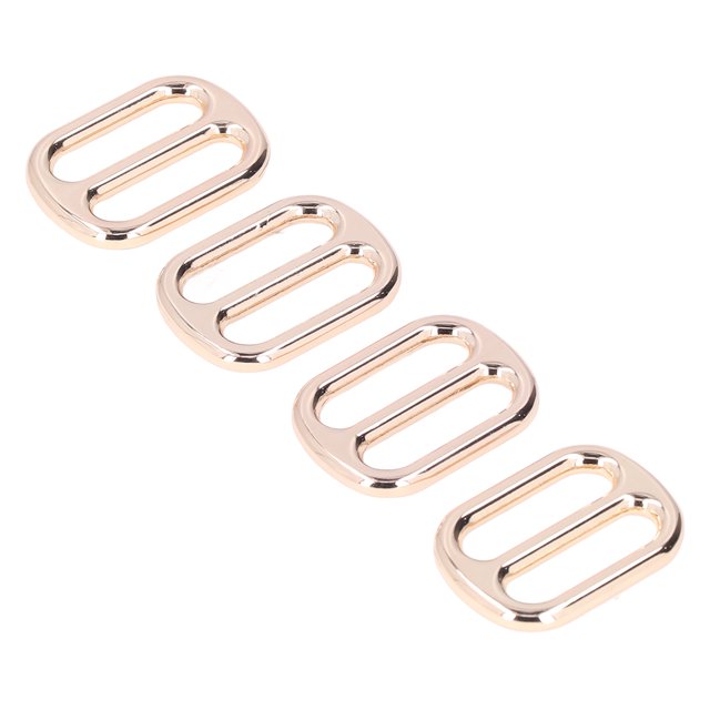 Leather Buckle,10Pcs Metal Buckle Zinc Strap Adjuster Slide Buckle Sturdy Construction
