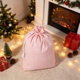 thumbnail image 5 of Drawstring Gift Bags, Large Christmas Storage Bag 27.5 X 19.6 Inches, Foldable Reusable Polyester Cotton Drawstring Pouch for Holiday Gift Wrapping, Party Supplies Storage, 5 of 6