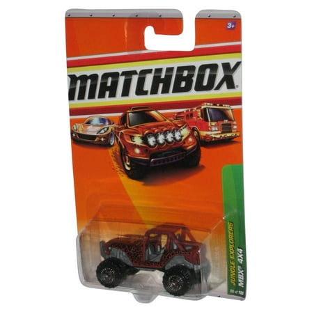 Matchbox Jungle Explorers (2009) MBX 4x4 Red Toy Car 99/100