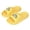 Yellow, variant on Girls Slides, Open Toe Soft Bottom Comfort Non-Slip Summer Slippers Yellow Size 12.5-13(Little Kids)