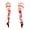Red, variant on Jollyzo Halloween Skeleton Hand Decorations, 17.7" Lighted Waterproof Skeleton Arm Stake, Battery Operated Scary Realistic Hands Bone for Halloween Outdoor Indoor Ornament