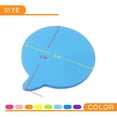 Bubble Shape Sticky Notes, Colorful Self-Sticky Memo Pads 8 Bright ...