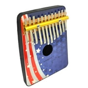 12 Note Thumb Piano-Design:American Flag