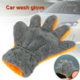thumbnail image 3 of Car Wash Gloves Detailing Microfiber Equipment Accessories Durable Orange H3W8, 3 of 9
