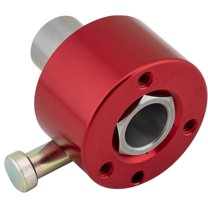 Hex Steering Wheel Quick-Release Assembly, 3/4 Inch, Red