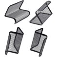 thumbnail image 3 of 4Pcs Business Card Holders Metal Desk Business Card Holder Card Organizer, Mesh Business Card Display Holder, 3 of 7