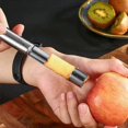 thumbnail image 2 of 4 Pieces Corer and Pitter Multi-Function Fruit Corer and Pitter Remover Set Stainless Steel Pear Corer Pitter 4 Sizes for Home Kitchen, Pear, Cherry, Jujube and Red Date, 2 of 4