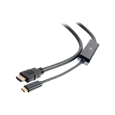 UPC: 0757120268901 | C2G 26890 USB-C to 4K UHD HDMI Audio/Video Adapter Cable  Black (15 Feet  4.57 Meters)
