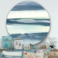 thumbnail image 3 of Designart 'Mint Indigo Dawn II' Art Mural Rond en Métal Style Ferme, 3 of 3
