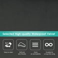 thumbnail image 2 of 110.6" Sectional Sofa Cloud Couch,U Shaped Sleeper Sofa with Waist Pillows and Backrests, Upholstered 6 Seat Cloud Couch with Chaise Lounge and Cushions for Living Room,Apartment,Office,Gray, 2 of 9