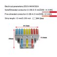 thumbnail image 2 of Conector eléctrico, bloque de terminales eléctricos de 6 piezas, terminal de conexión eléctrica automática compacto, con tornillos de montaje (3 en 9 salidas) Sincero Electrónica, 2 of 5