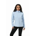 thumbnail image 4 of KVE Women's Softshell Jacket Light Hooded Windproof Coat Insulated Windbreaker for Outdoor Hiking Light Blue Small, 4 of 9