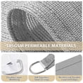 thumbnail image 3 of Jane Stone Sun Shade Sail Canopy 7'X7'X9.9'Customized Triangle Shade Cloth Canopy Tent for Outdoor UV Protection，Light Grey, 3 of 6