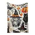 thumbnail image 2 of Cute Blanket Halloween Lightweight Throw Blanket Women Men Soft Cozy Sofa Living Room Bed Blanket Kids Girls Boys All Season(E), 2 of 8