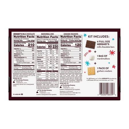 HERSHEY’S S’MORES KIT, BOX 14 OZ
