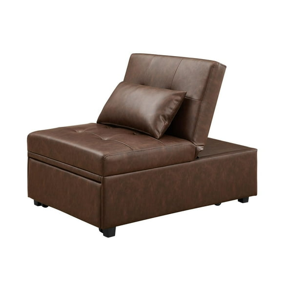 Payton Sofa Bed, Brown PU