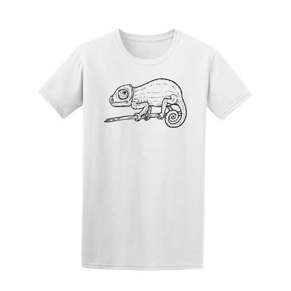 Chamaleon Simple Art T-Shirt Men -Image by Shutterstock, Male Large