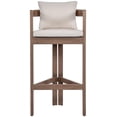 thumbnail image 3 of Meridian Furniture Newport Cream Water Resistant Fabric Patio Bar Stool, 3 of 9