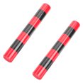 thumbnail image 1 of STRANDCHIC 2 Pcs Bâtons de Rythme Rayés Rouges Noirs Fournitures Musicales en Bois pour Enfants Utilisation en Classe 7.07x0.98x0.98 Po, 1 of 5