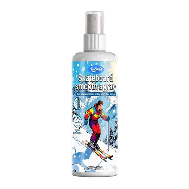 S SERENABLE Ski and Snowboard Smooth Spray Snowboard Base Protection Spray for Beginners 100ml