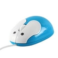 thumbnail image 3 of PloutoRich Wired Mouse, Cute Animal Rabbit Shaped Computer Mouse, Portable Optical USB Corded Mouse for Laptop PC Desktop Computer (Blue), 3 of 12