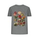 thumbnail image 1 of Blusas de Verano de las Mujeres Flor Impresa Cuello Redondo Manga Corta Superior, Verano Superior de las Mujeres, 1 of 4