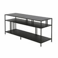 thumbnail image 6 of Evelyn&Zoe Cortland Rectangular TV Stand with Metal Shelves for TV's up to 60", Blackened Bronze, 6 of 9