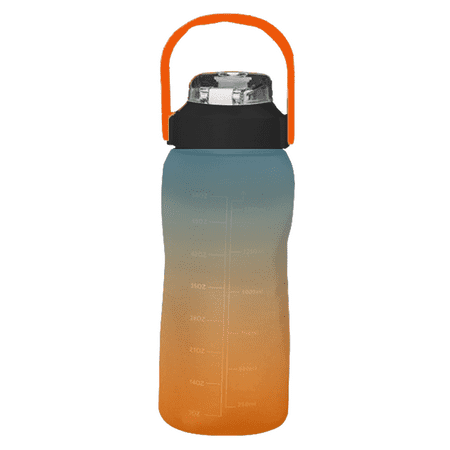 

Water Bottle Motivational with Straw Gallon Water Bottle Ensure You Drink Enough Water Daily for any Outdoor/Indoor Activities Style 1