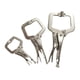 thumbnail image 4 of 3 piezas de alicates de abrazadera en C de bloqueo, abrazaderas de soldadura de 6, 9 y 11 pulgadas, abrazaderas de cara de metal para artesanos,, 4 of 8
