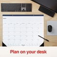 thumbnail image 7 of 2026 Staples 21.75" x 17" Monthly Desk Pad Calendar Navy (ST59700-26), 7 of 7