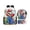 Style-B, variant on 3-Piece Plumber Backpack Sets – Retro Video Game Character School Bag – Super Brothers Movie Themed Travel School Backpacks, Perfect Birthday Gifts