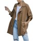 thumbnail image 2 of Pntutb moda mujer manga larga frente abierto ropa de abrigo suelta blusa sólida abrigo Tops bolsillos blusa liquidación Pntutb Pntutb-6107, 2 of 9