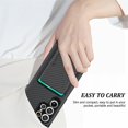 thumbnail image 2 of 2 In 1 Carbon Fiber Magsafe Magnetic Wallet Case Compatible Samsung Galaxy S23 Ultra/s23 Plus/s23, 2 of 4