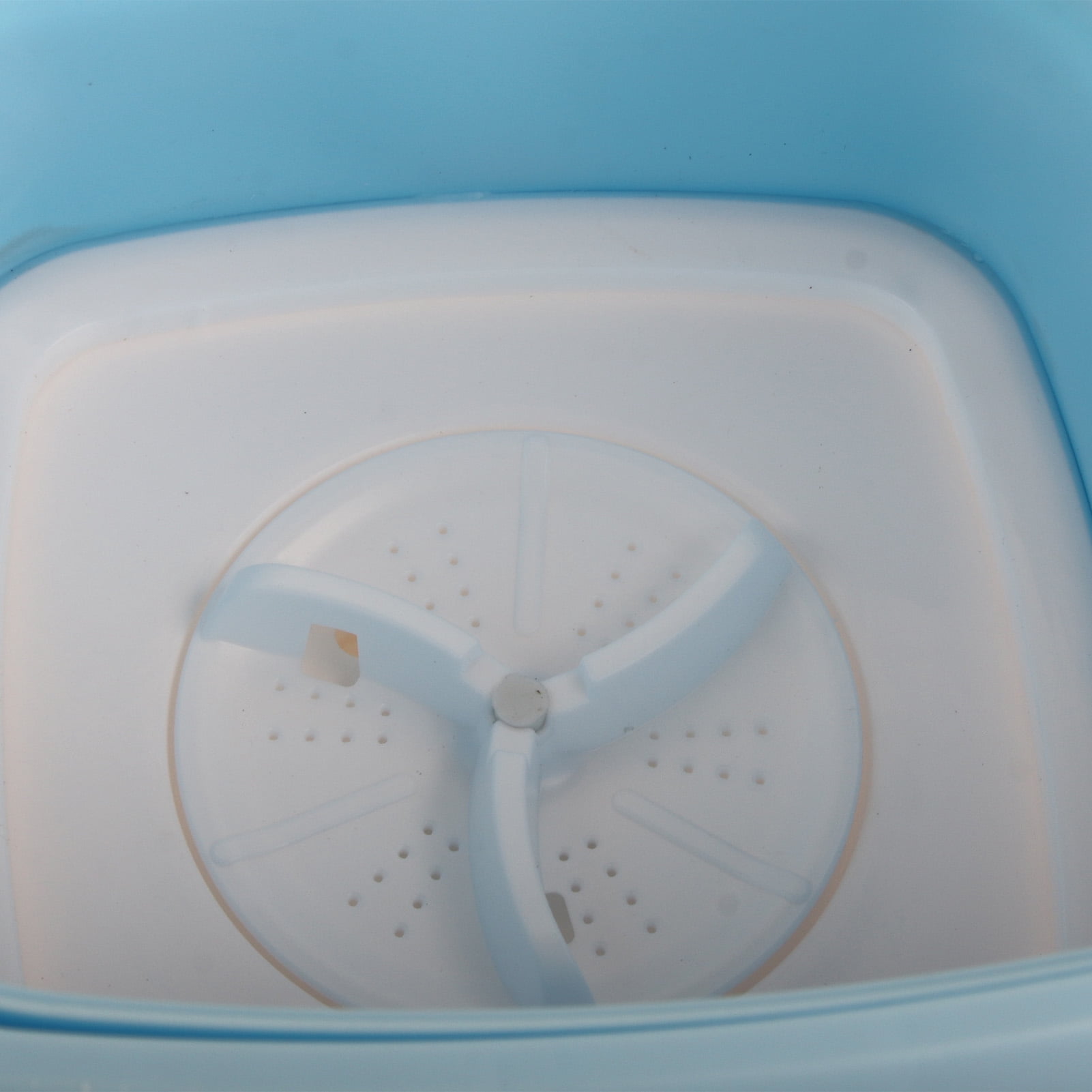 YAHHU Foldable Mini Washing Machine, 6.5L Portable Folding Washer for Underwear, Socks, and Baby Clothes, Blue EU Plug (12.2 x 11.8 x 5.9 inches / 31 x 30 x 15 cm)